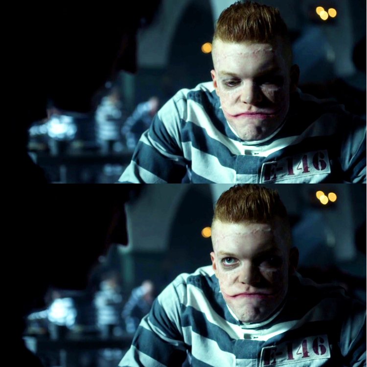 Jerome Valeska laughs