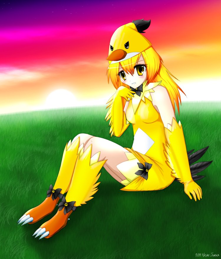 Yellow birds of anime