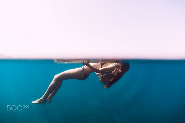 Floating photo in good quality