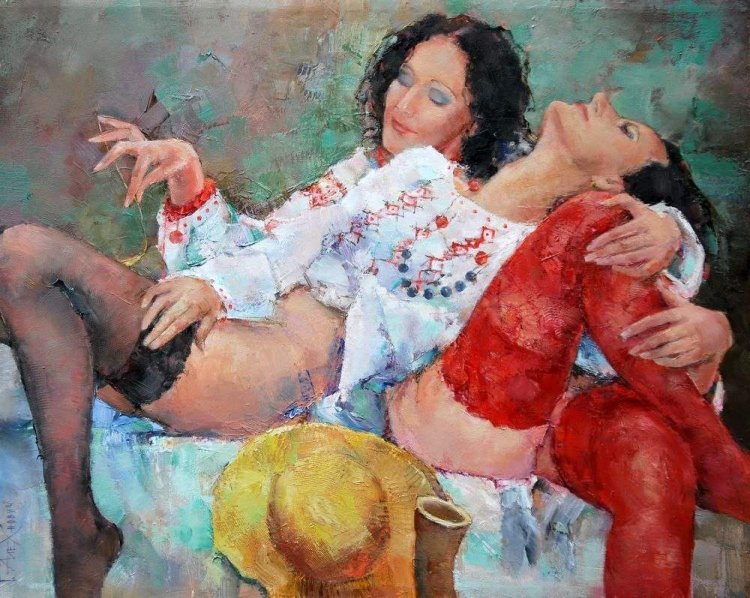 Modern erotic painting