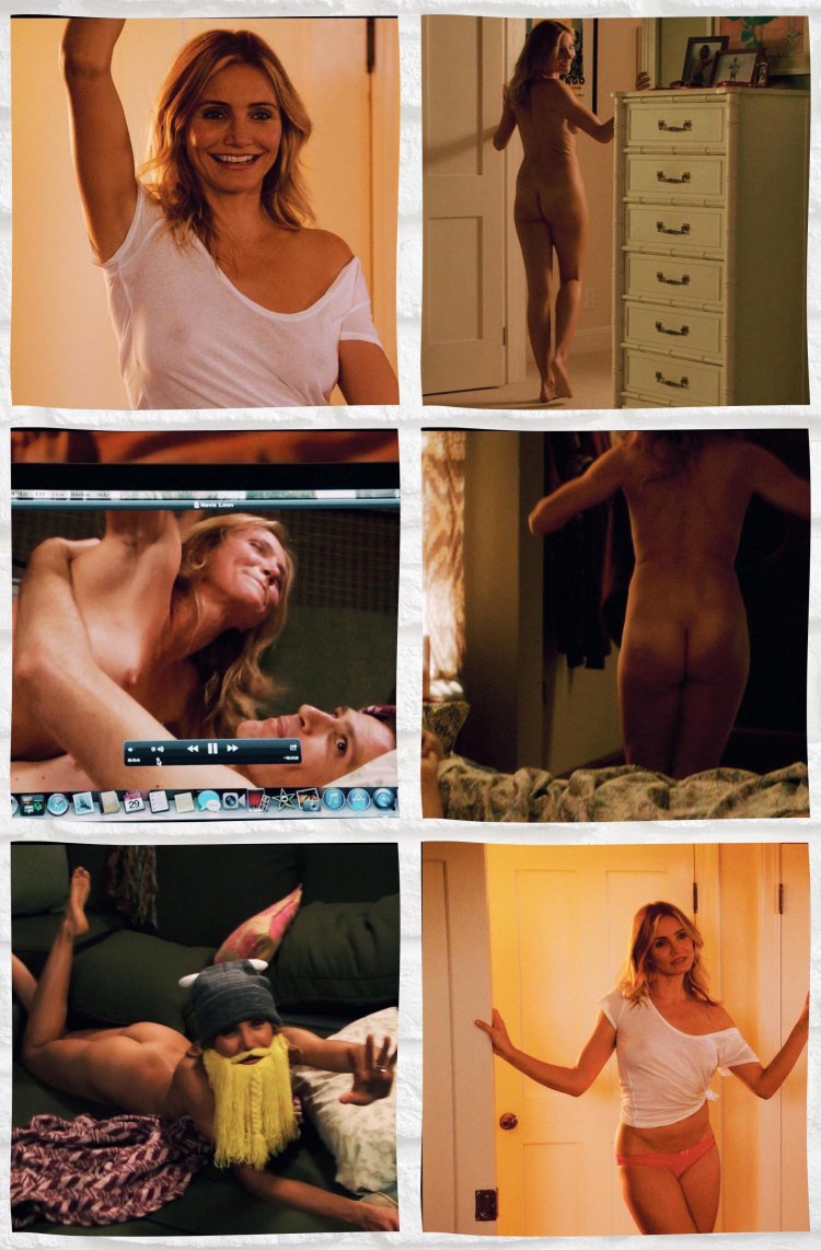 Cameron Diaz Naked in the film