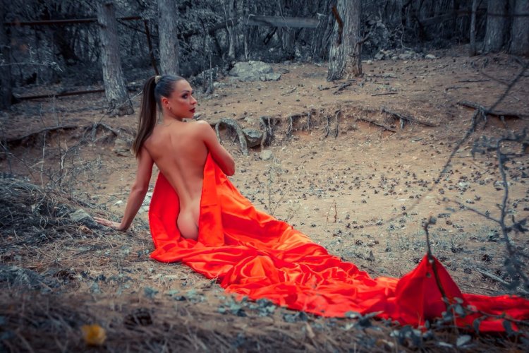 Anna Shcherbakova in a swimsuit