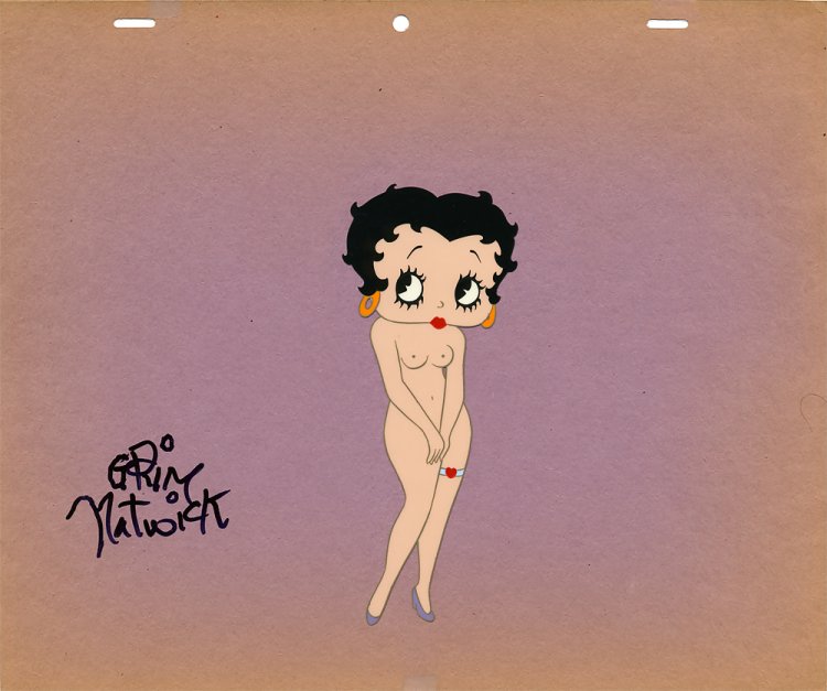 Betty Bup is naked