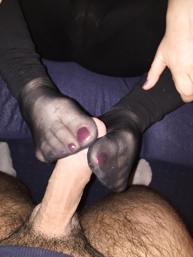 Dildo Foot Job In Black Stockings Megan Marx Sex