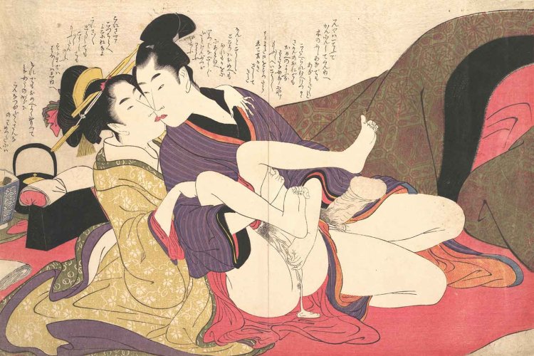 Erotic engraving Japan Sung