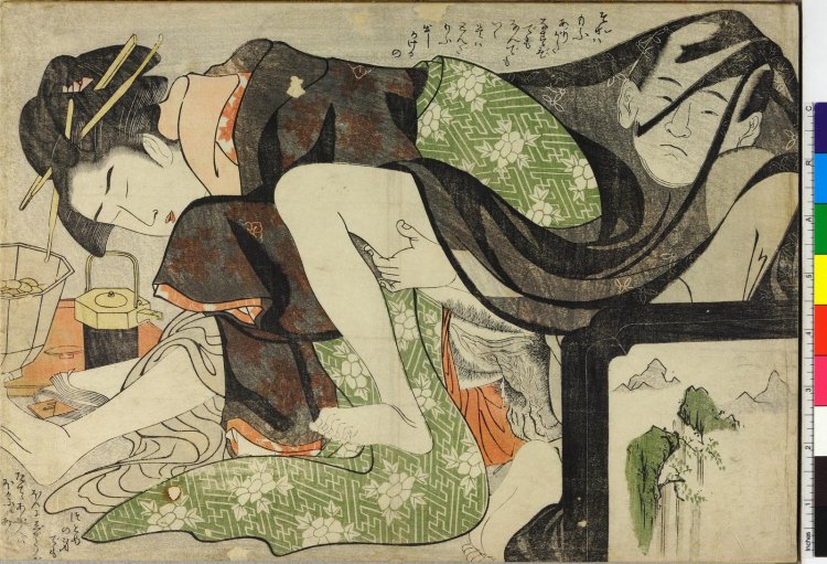 Kitagawa Utamaro erotic engravings