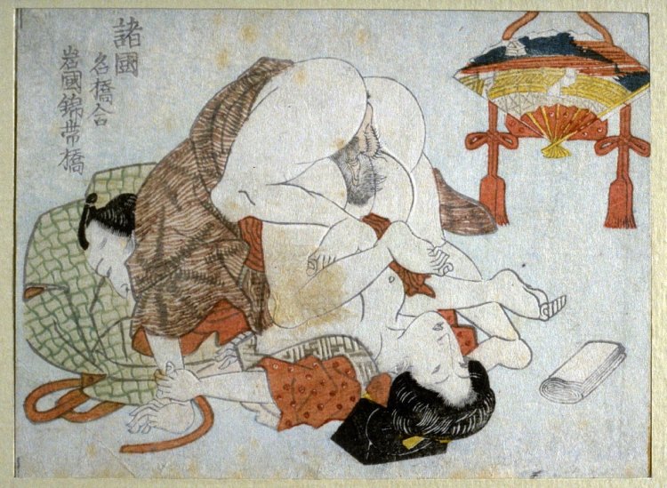 Erotic engraving Japan Sung