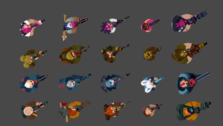 Bullet Echo characters