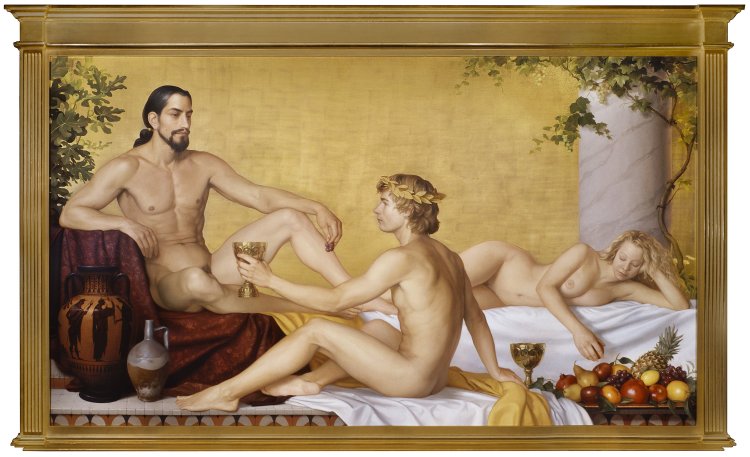 Ancient pornographic painting