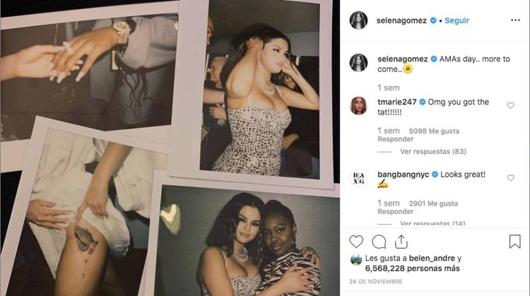 Justin Bieber Tattoos in honor of Selena Gomez