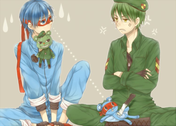 Happy Tree Friends Flippi and Splandid