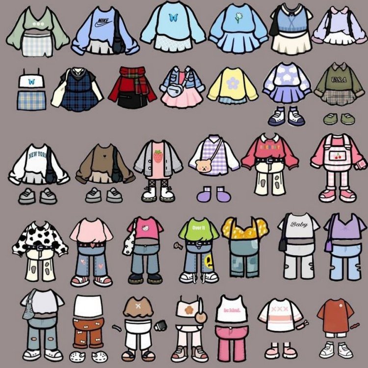Boka current Clothes for characters
