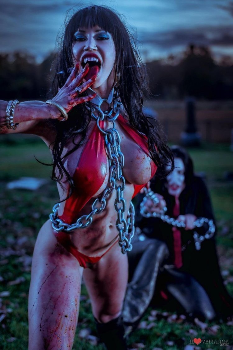 Erotic cosplay vampires
