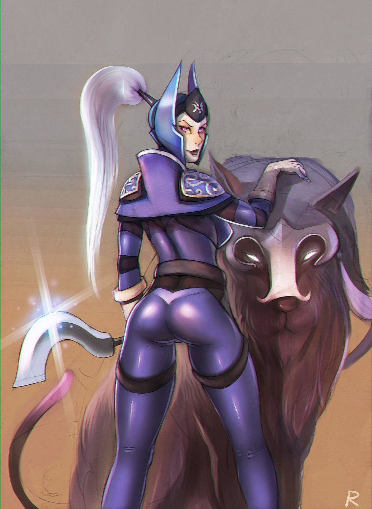 Dota 2 Moon with a big booty erotic