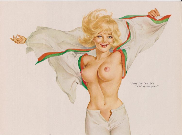 Nude vintage illustrations