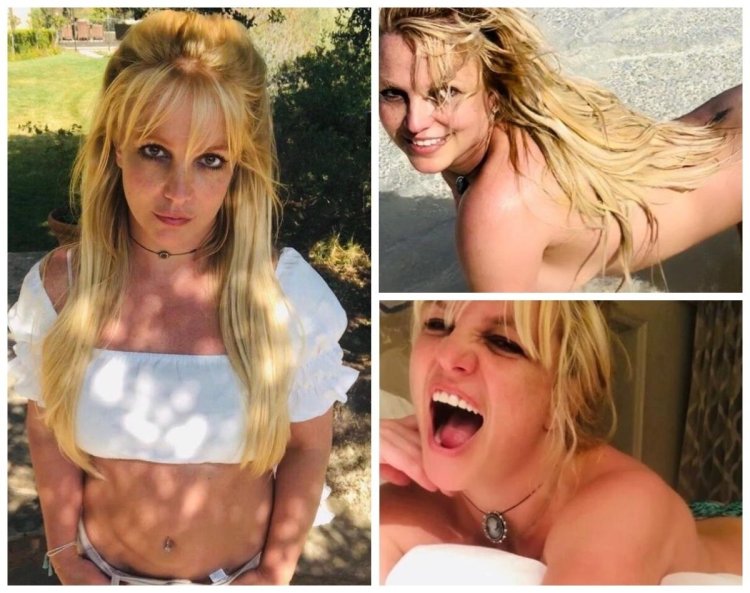 Britney Spears posted naked photos