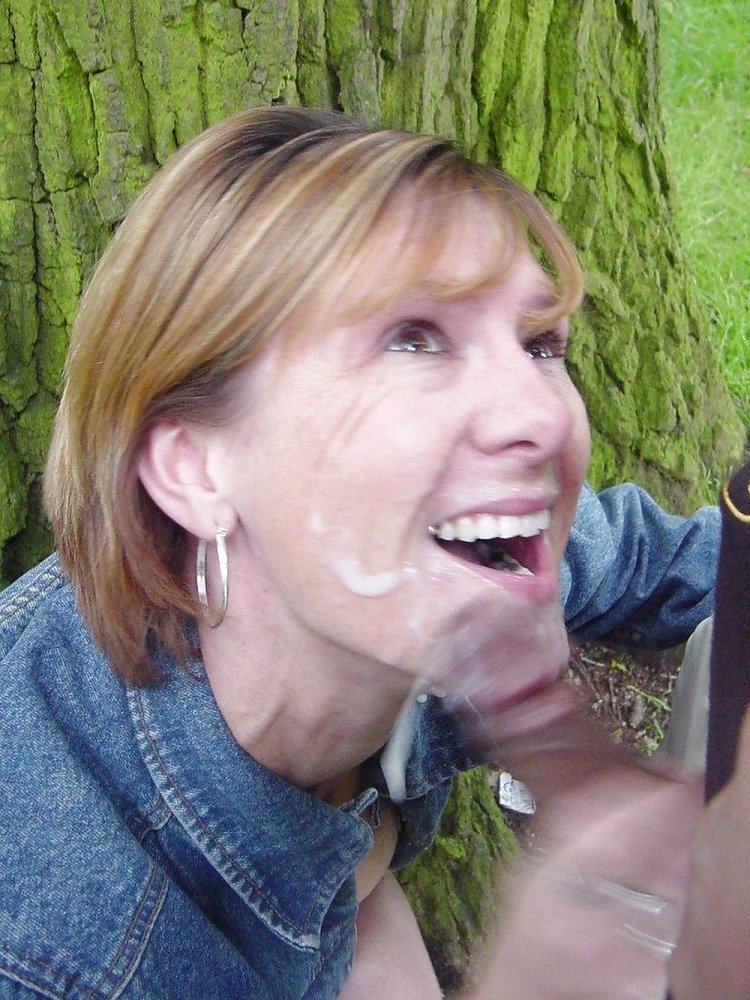 Mature cumshots on the street