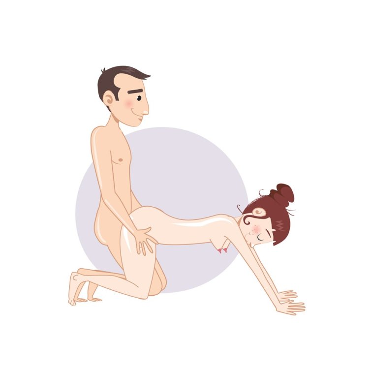 Unusual pose from kamasutra