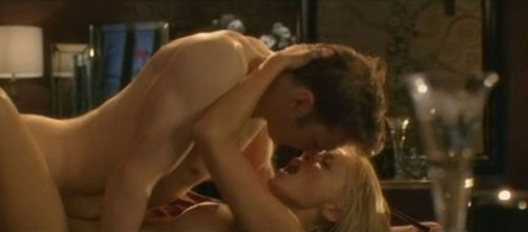 Naked Sharon Stone in the film Basic Instinct 2