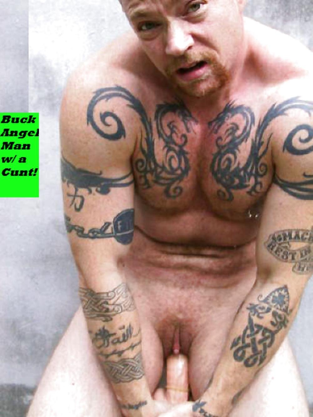 Buck Angel with a member of GIF