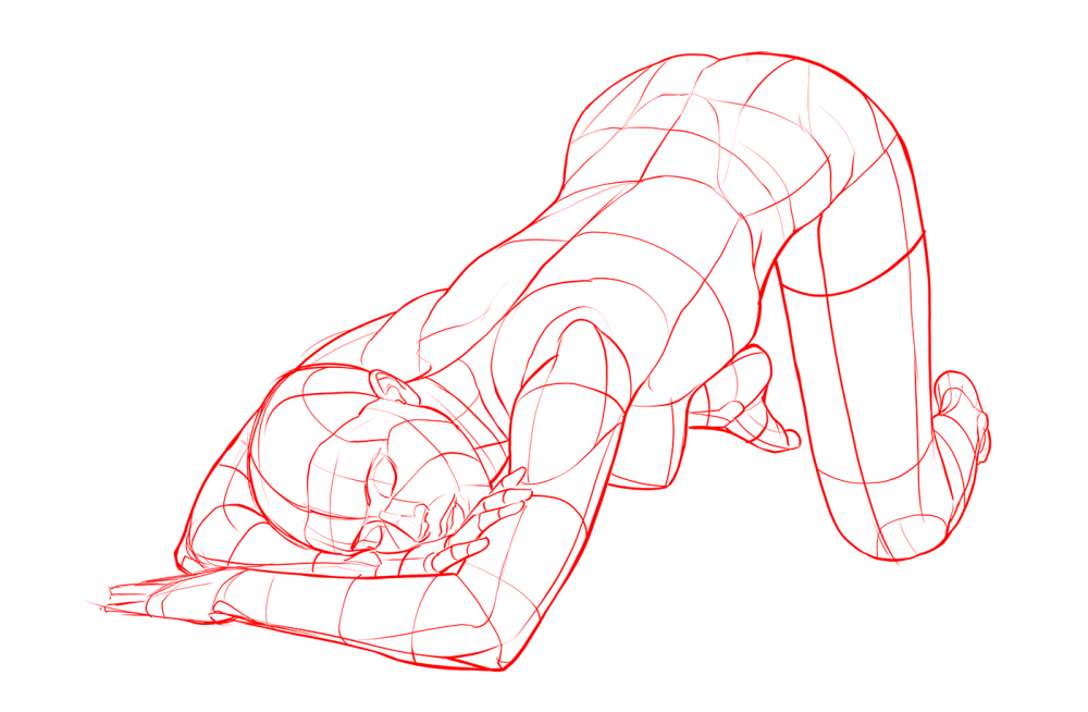 Sliding poses for drawing