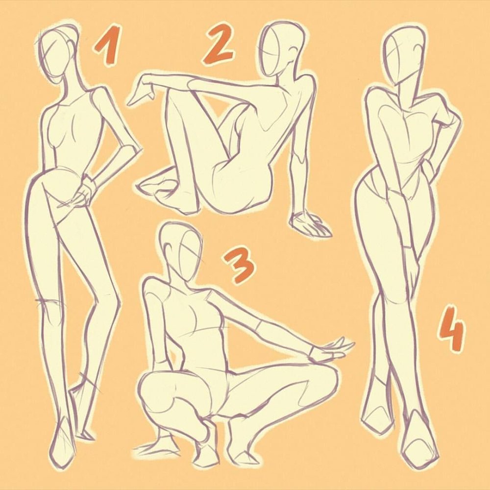 Pose for drawing