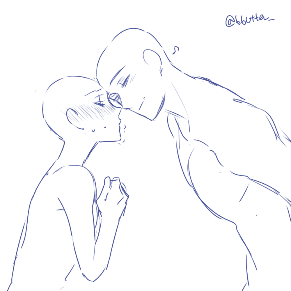 Stubborn poses for drawing