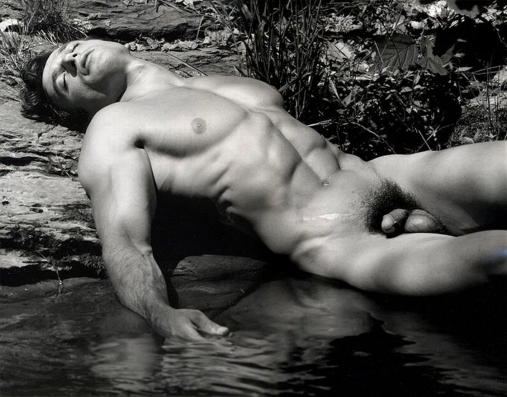 Naked athletes of men