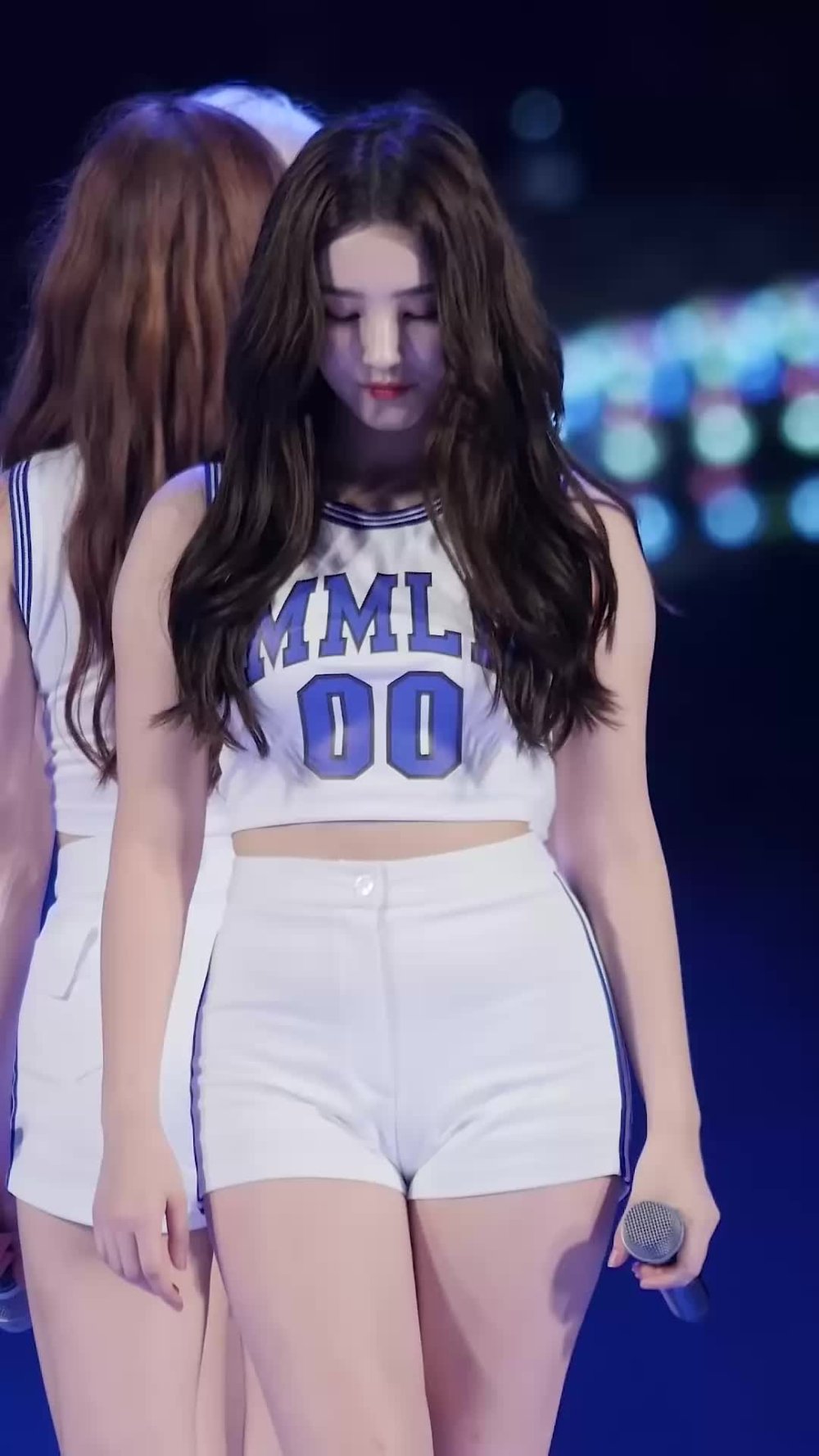 Ahin Momoland Blonde in a skirt