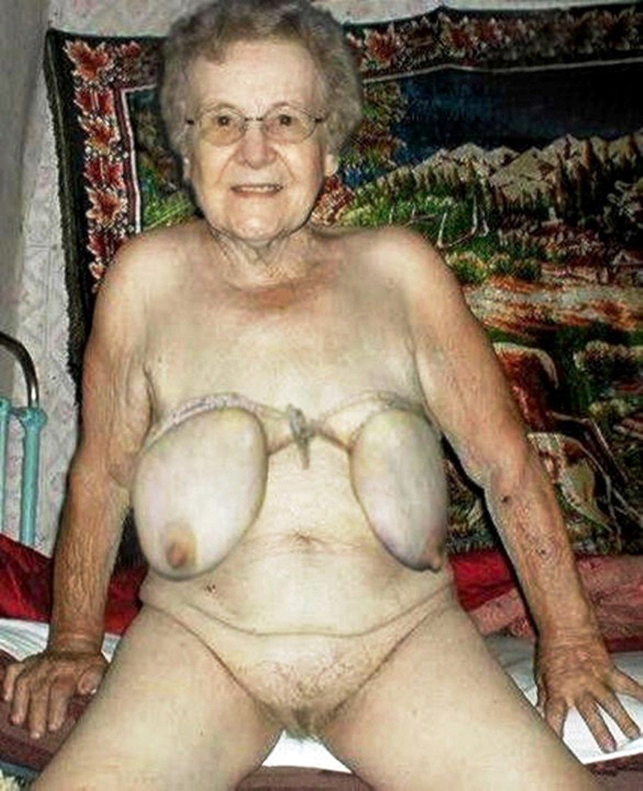 Very old naked old women
