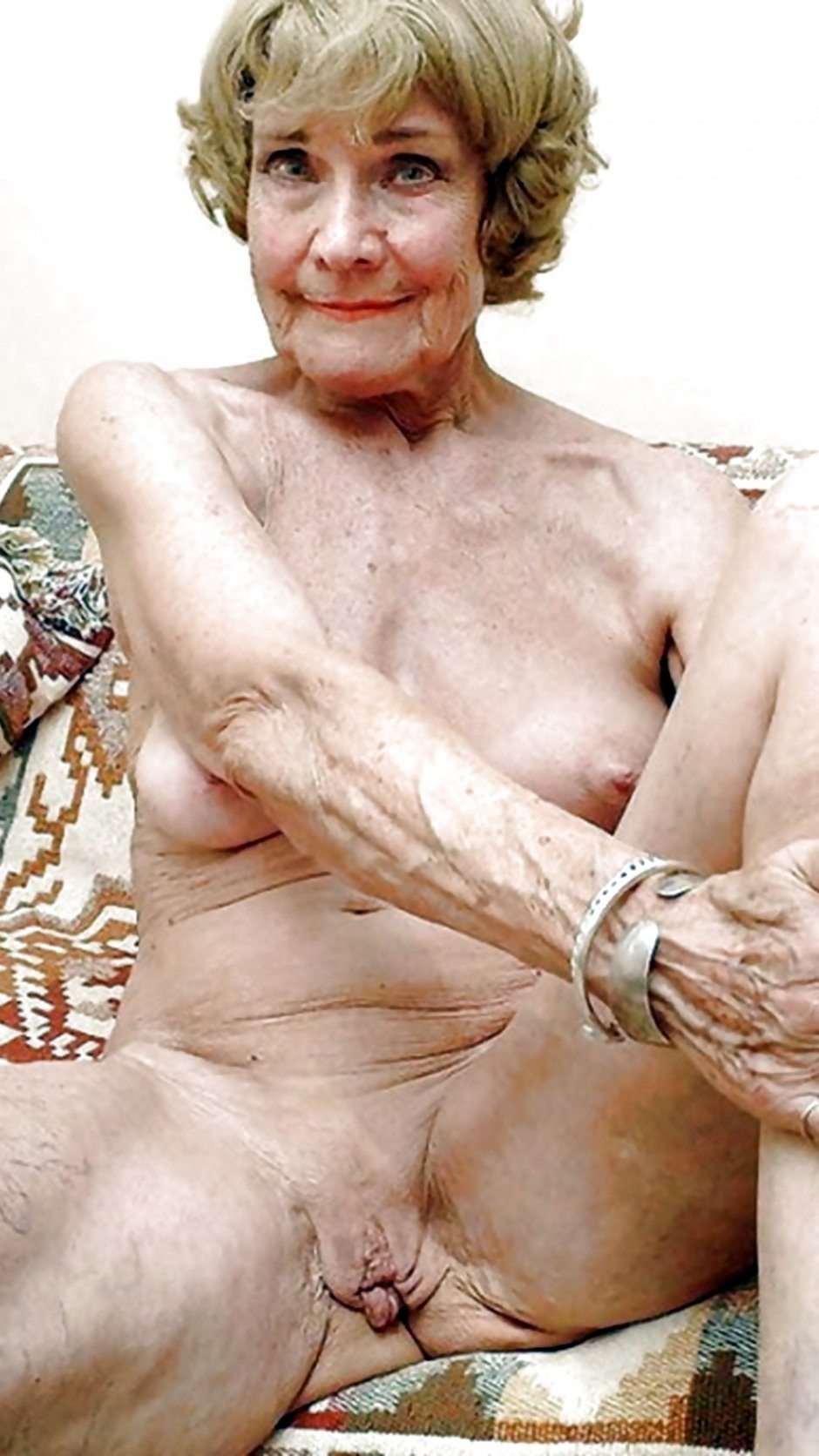 Thin old women in porn