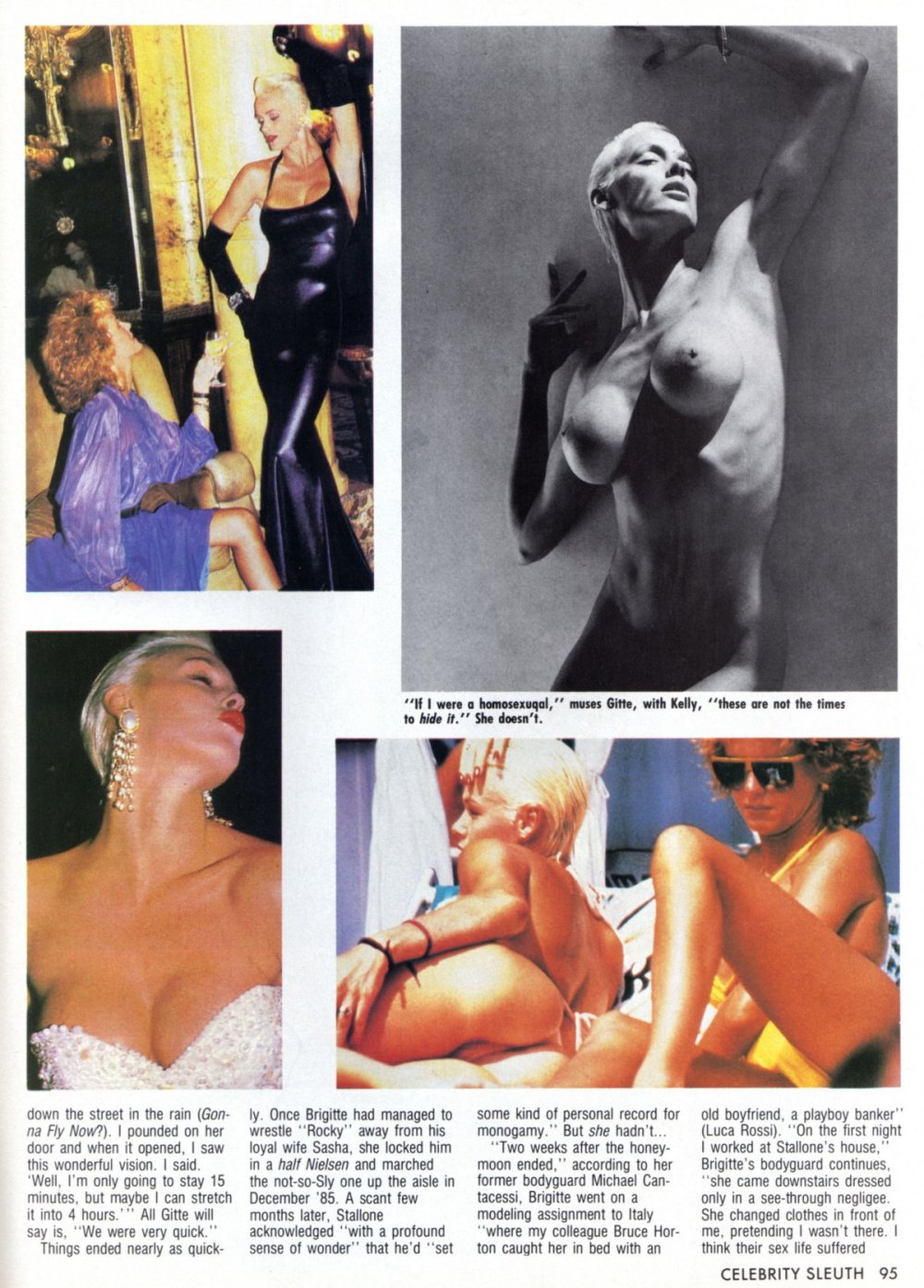 Bridget Nielsen erotic scenes