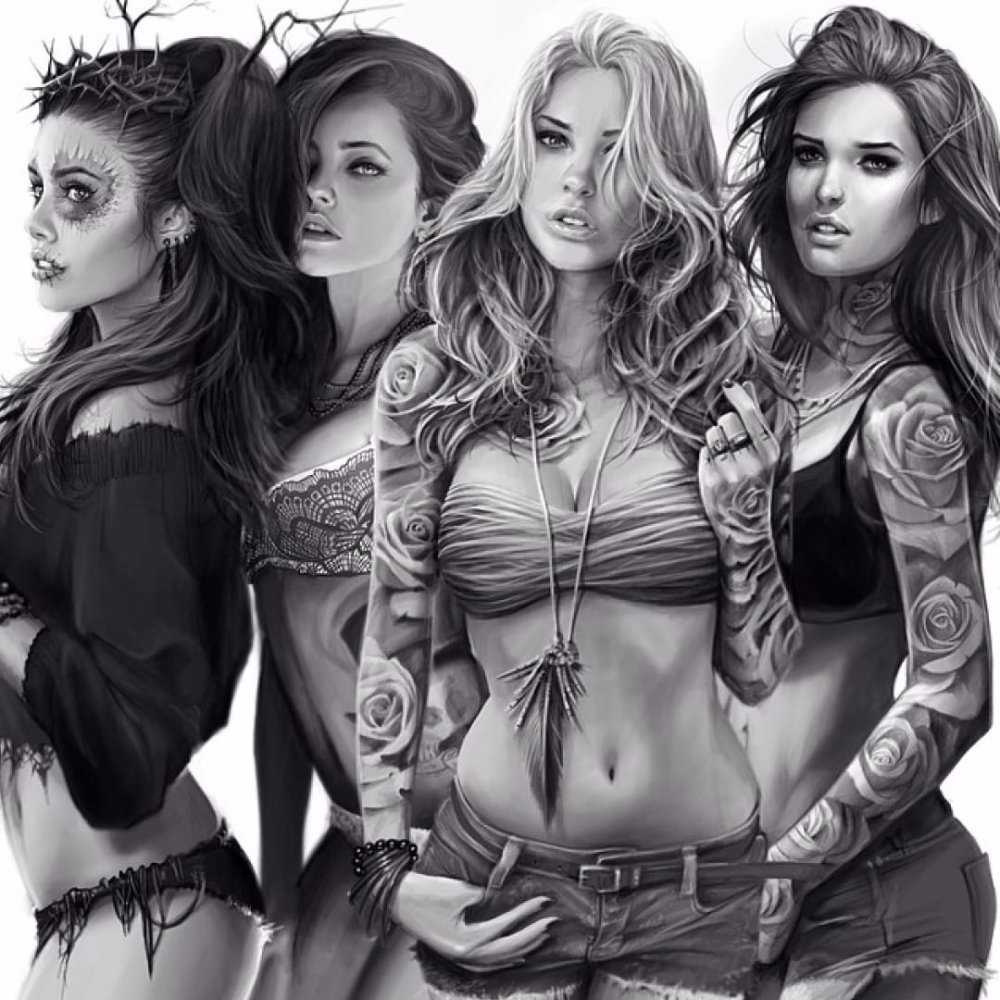 Aesthetics of the character of the girl