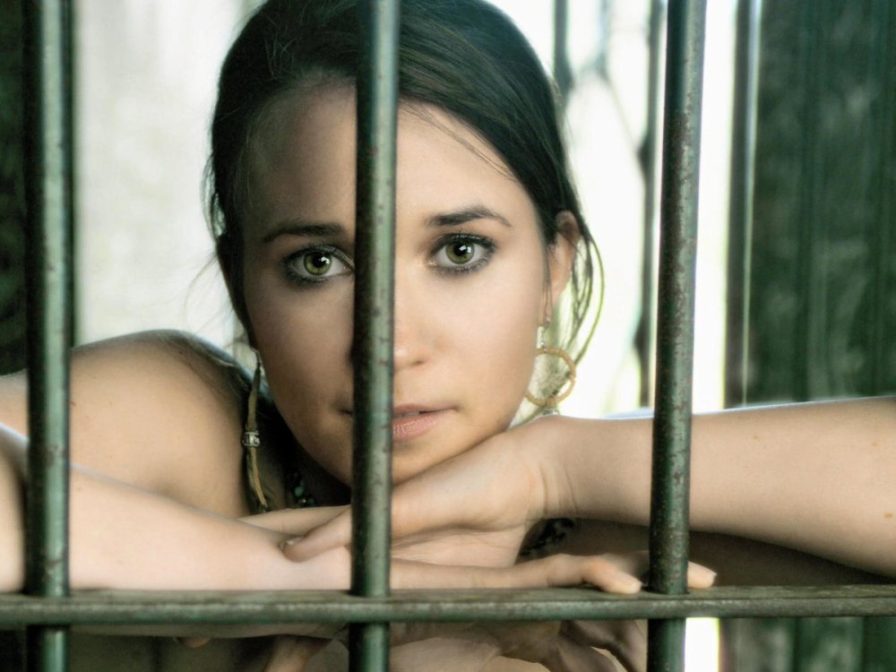 Naked women in a women's prison