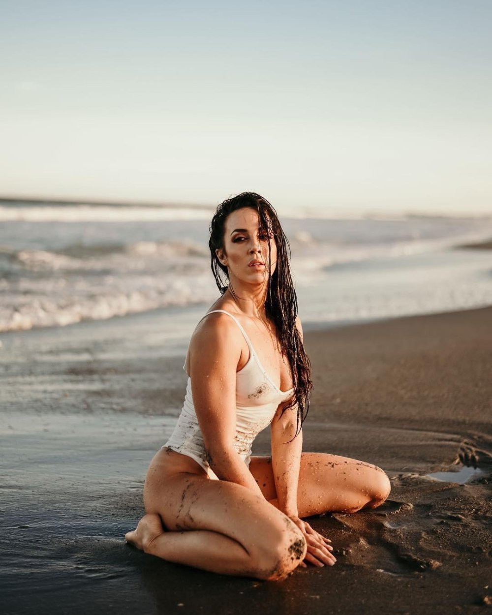 Chelsea Green in a swimsuit