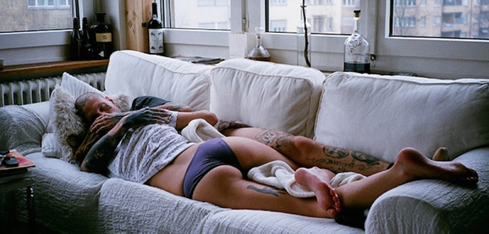 The second day in bed