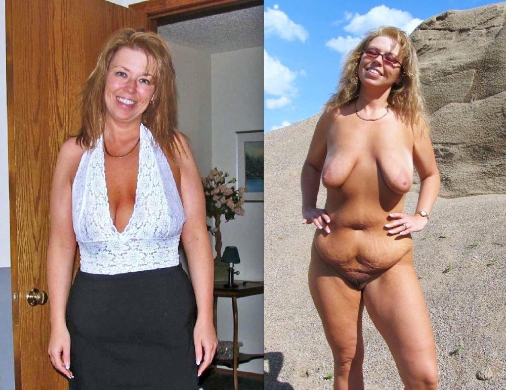 Amateur Aged Granny Dressed undressed two friends