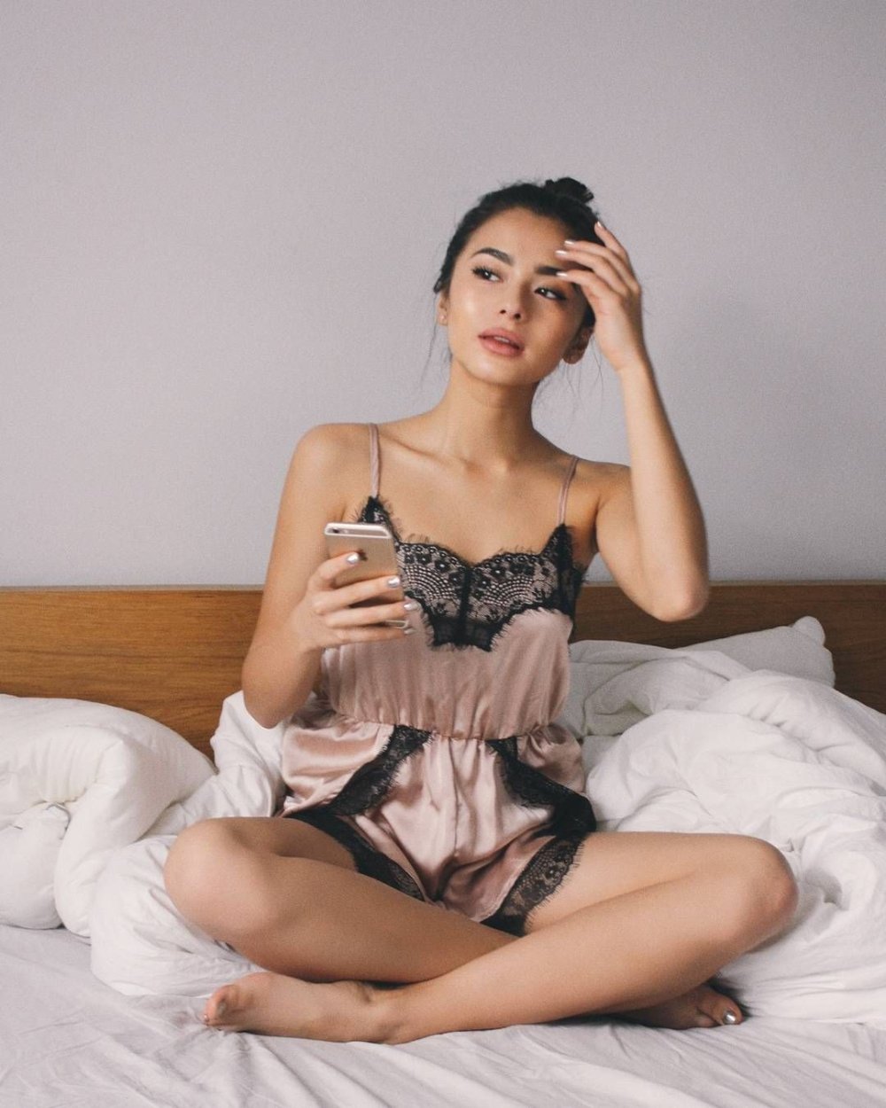Diana Korkunova in underwear