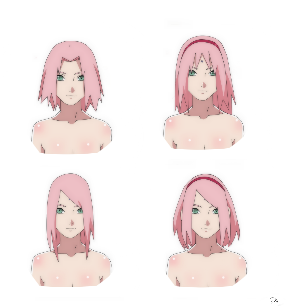 Sakura Haruno in a swimsuit