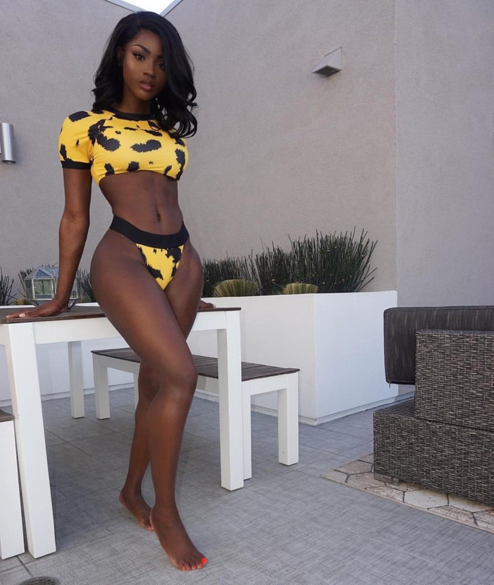 The most defiant swimwear with a slot