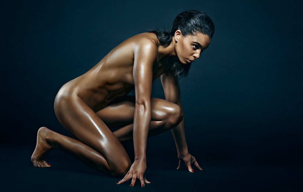 Jenny Gregg model of the photo shoot nude