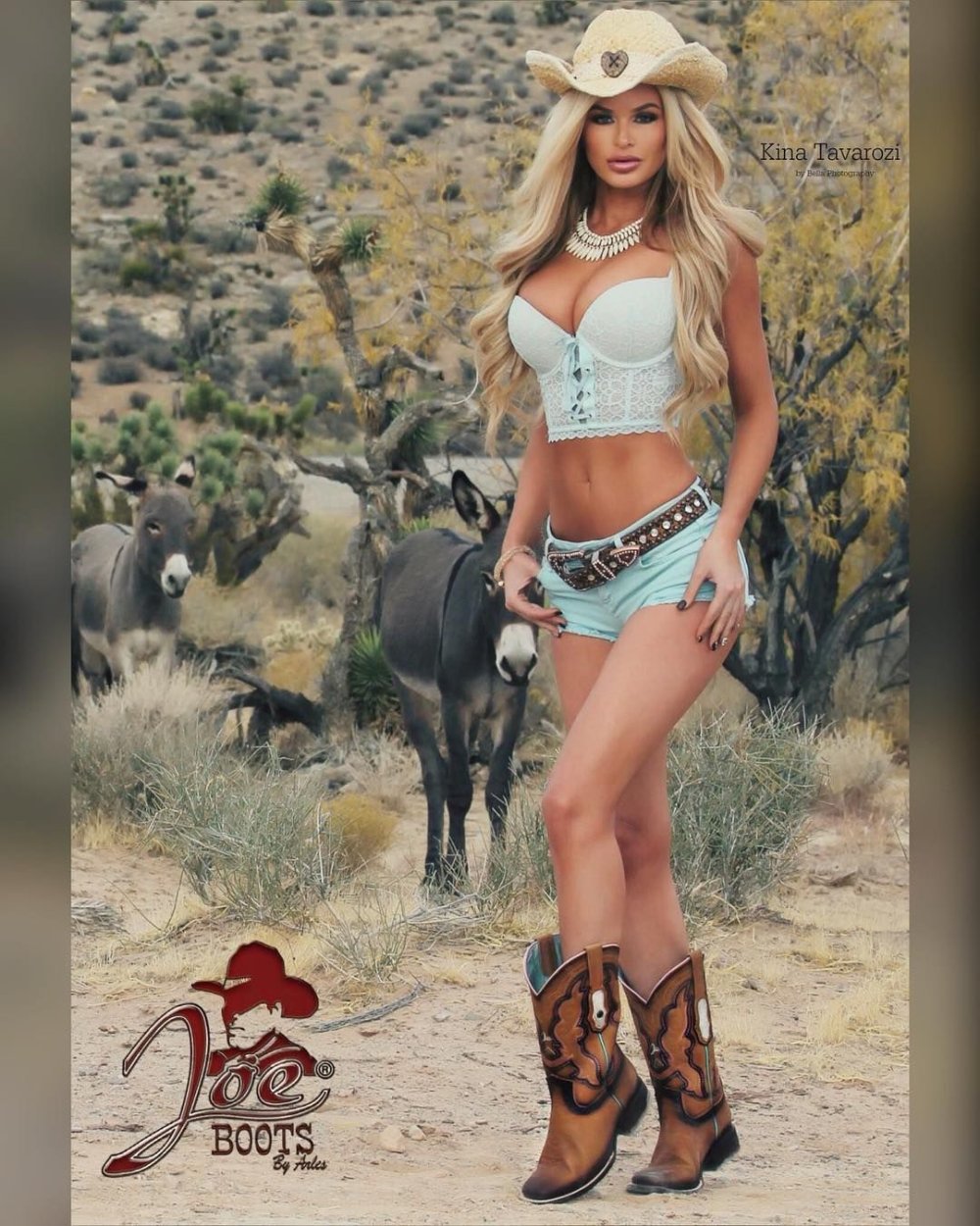Cowgirl with big breasts Naked
