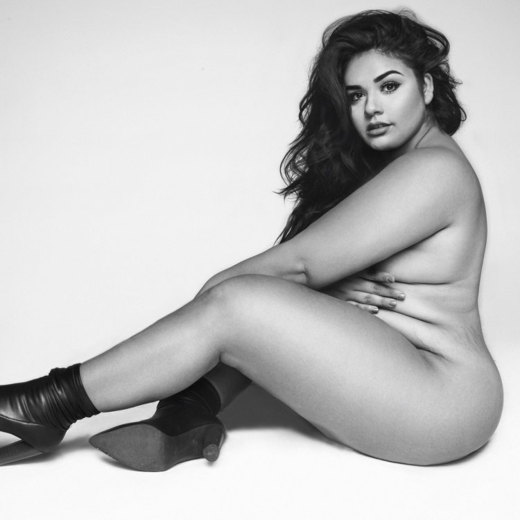 Nadin Scherban Plus Size Nude