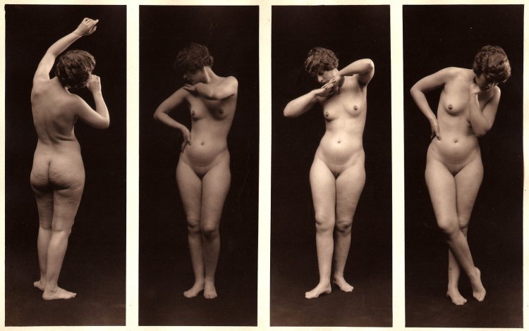 The girl undresses the reference