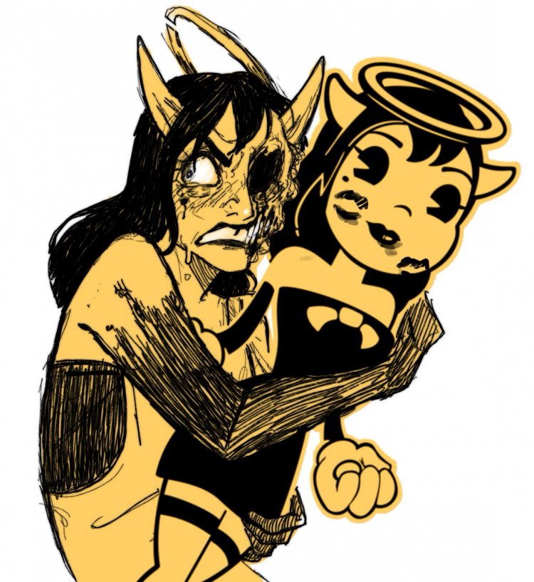Bendy demon and Sammy love