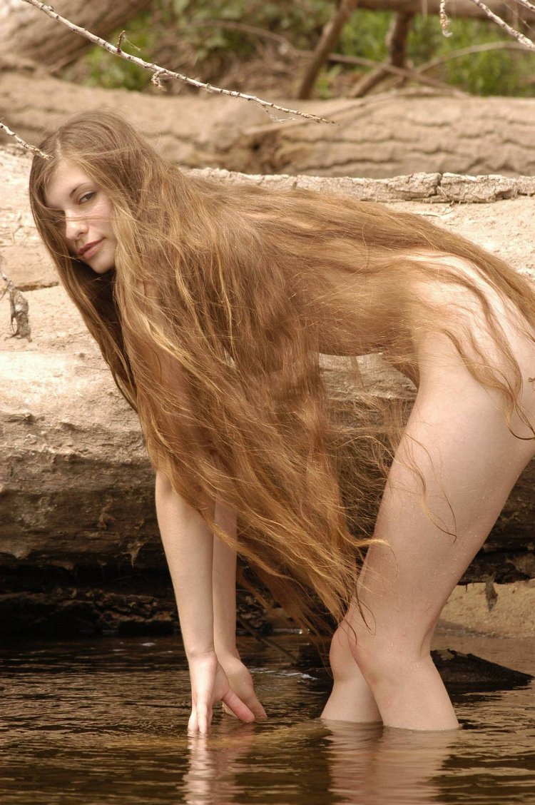 Girls with long hair nude