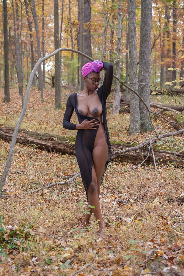 Naked women in a swamp jacket