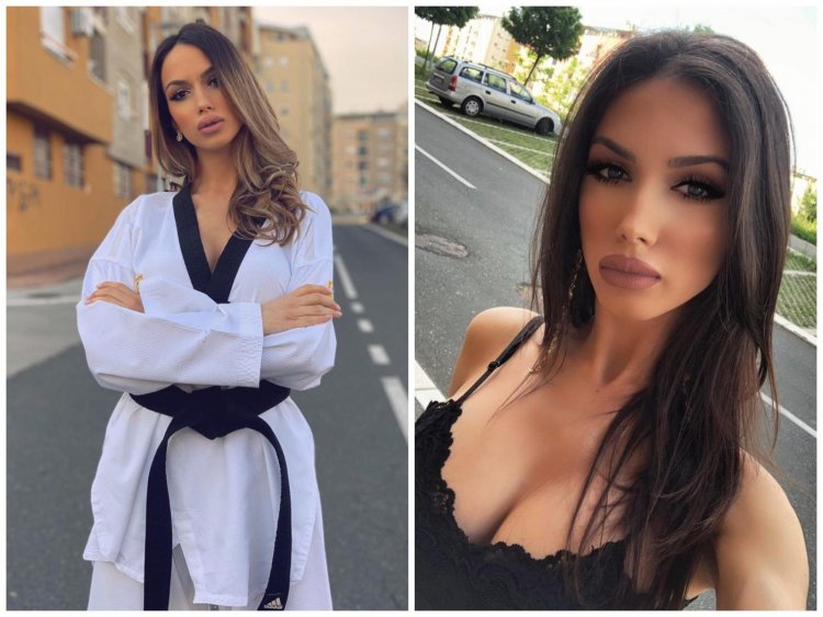 TV host Serbian Sarah Damyanovich