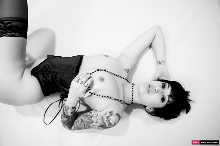 Valentina Ricci in the corset