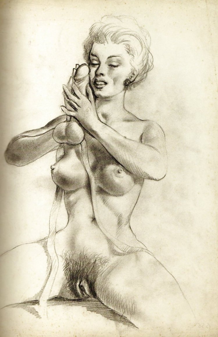 Pornographic drawings of women